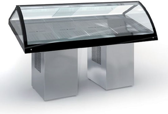 Inox Dobros PSAR190 Vitrină pentru pește Înălțime 92xLungime 190xAdâncime 120cm PSAR190