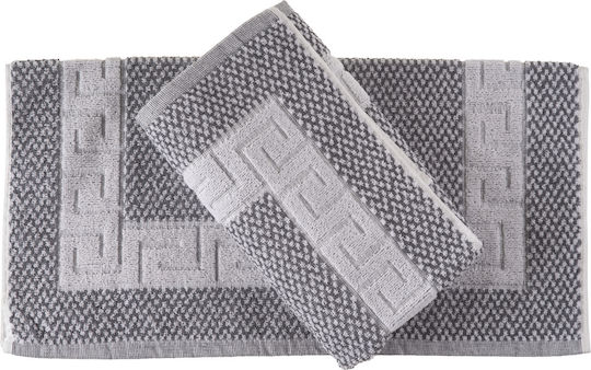 Kipper Хотелски Бански Мат Сив 50x75см. с Тегло 600gsm