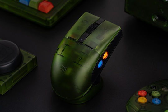 8Bitdo Retro R8 Ασύρματο Gaming Ποντίκι Πράσινο