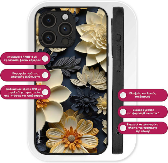 Θήκη Sonique 3d Flower Series Honor Magic5 Lite 5g Εκρού