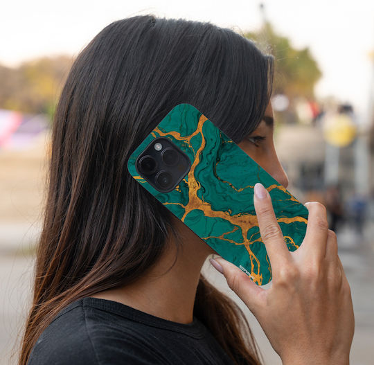 Калъф Sonique Marble Series за OnePlus Nord Зелен