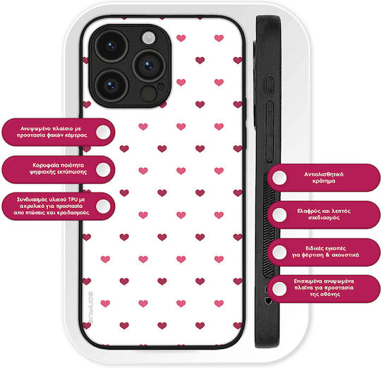 Sonique Heart Serie Hülle Oneplus Nord Ce 4 Lite 5g Weiß 01