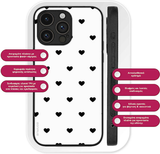 Sonique Heart Serie Hülle Oneplus 10t Weiß