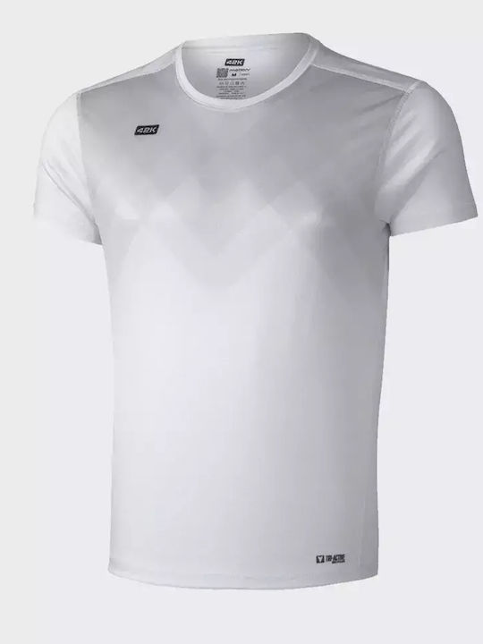 Bluza Sport Tricou Cu Mânecă Scurtă Albă