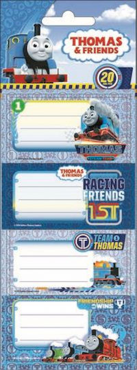 Diakakis Notizbuch-Etiketten Thomas & Friends 20Stück