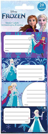Disney Етикети Тетрадки Frozen 2 10бр