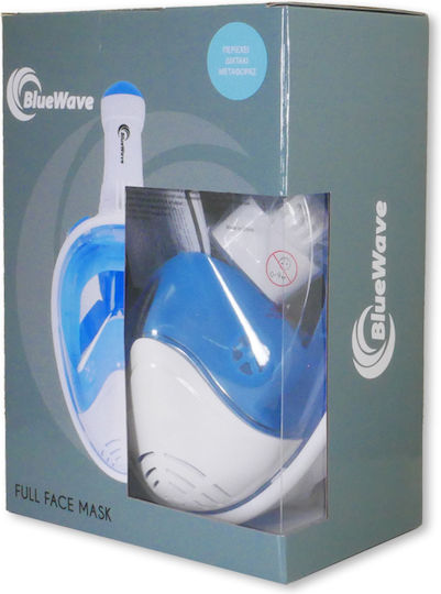 Bluewave Silicone Full Face Diving Mask Black