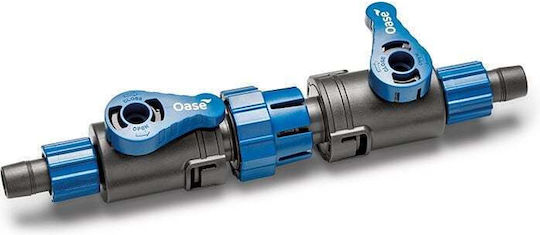 Βανα Διπλη Ταχυσυνδεσμο Λαστιχα Φιλτρου Oase Shutoff Valve 12/16