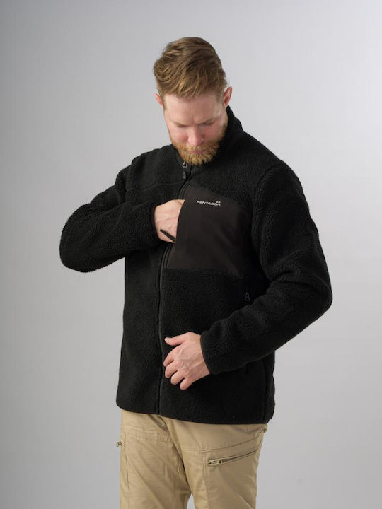 Pentagon Summit Sherpa Hunting Cardigan Fleece Black
