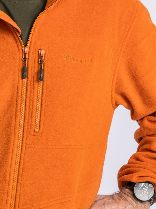 Pinewood Finnveden Κυνηγετική Ζακέτα Fleece Πορτοκαλί