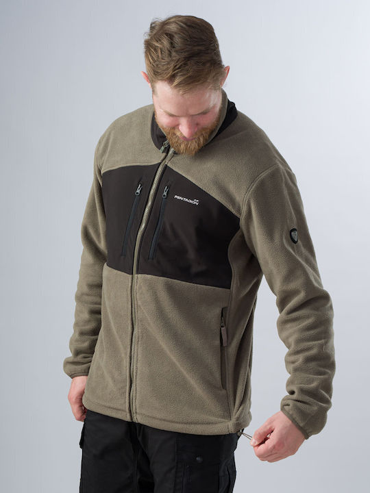Pentagon Ajax Κυνηγετική Ζακέτα Fleece Μαύρο