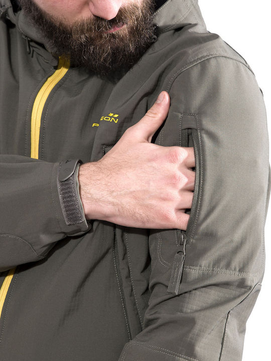 Pentagon Artaxes Αδιάβροχο Κυνηγετικό Μπουφάν Softshell Maroon Red
