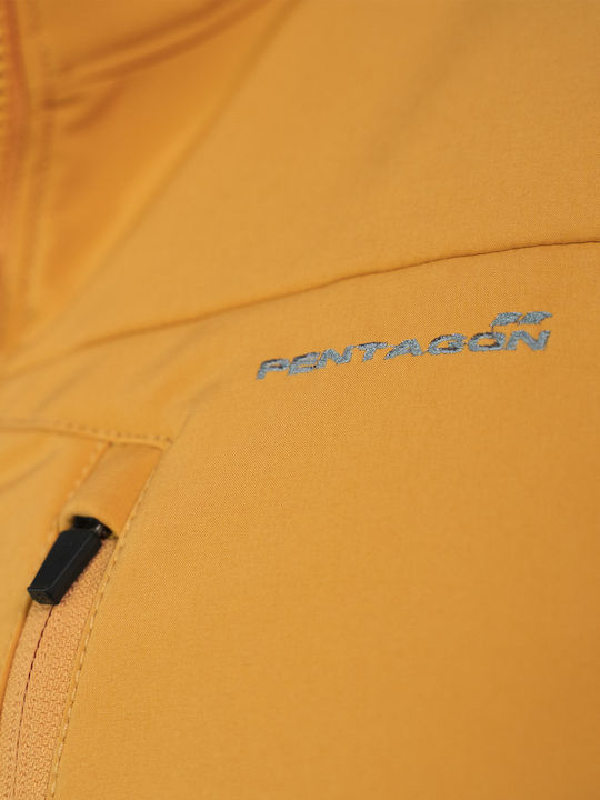 Pentagon Reiner 2.0 Αδιάβροχο Κυνηγετικό Μπουφάν Softshell Κίτρινο