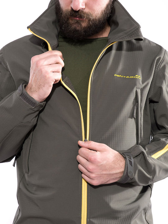Pentagon Artaxes Jachetă de vânătoare Softshell Maro