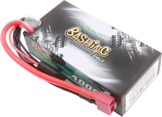 Gens Ace Bashing Μπαταρία Li-Po 7.4V 4000mAh 60C 2S T-Plug για Τηλεκατευθυνόμενο