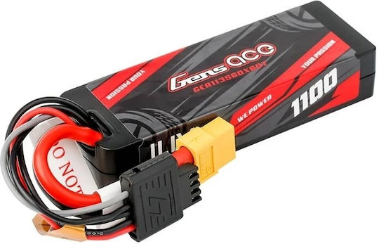 Gens Ace G-tech Μπαταρία Li-Po 11.1V 1100mAh 60C 3S XT60 για Τηλεκατευθυνόμενο