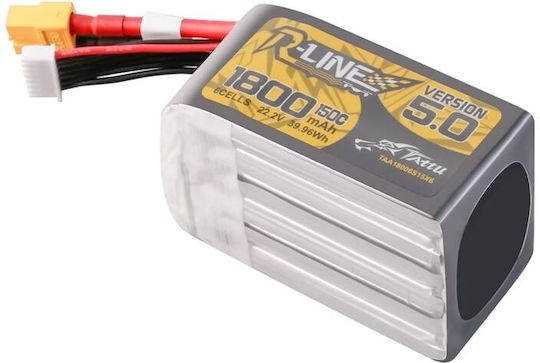 Tattu R-Line V5 Baterie Li-Po 22.2V 1800mAh 150C 6S XT60 pentru Vehicul RC