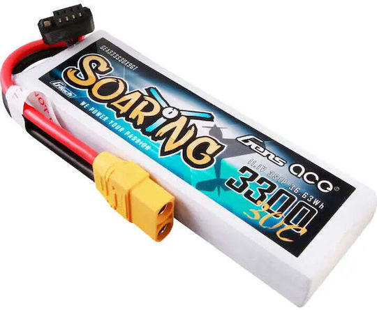 Gens Ace G-tech Soaring 3300mah 11.1v 30c 3s1p Lipo Батерия Xt90 Щепсел