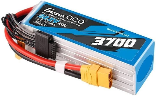 Gens Ace Gens Ace Klassische Li-Po Batterie 22,2V 3700mAh 60C 6S XT60 für RC-Fahrzeug