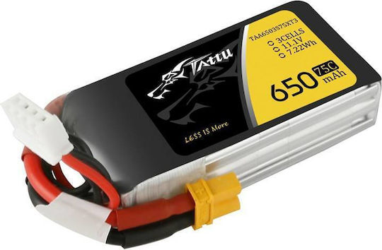 Tattu UAV Classic Li-Po Battery 11.1V 650mAh 75C 3S XT30 for Drone