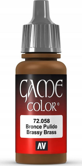 Acrylicos Vallejo Game Боя за Моделизъм Brassy Brass 18мл