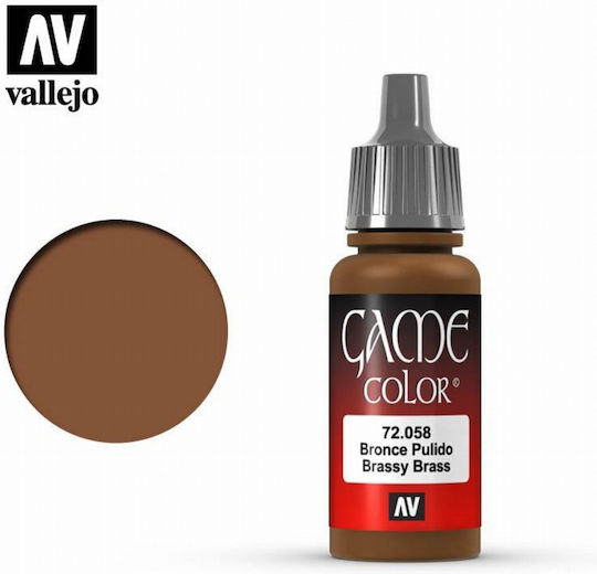 Acrylicos Vallejo Game Боя за Моделизъм Brassy Brass 18мл