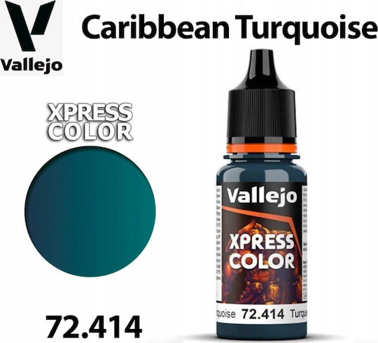 Acrylicos Vallejo Χρώμα Μοντελισμού σε Τιρκουάζ χρώμα 18ml