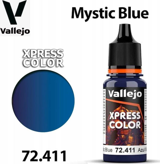 Acrylicos Vallejo Model Making Paint Colour In Blue Colour 18ml