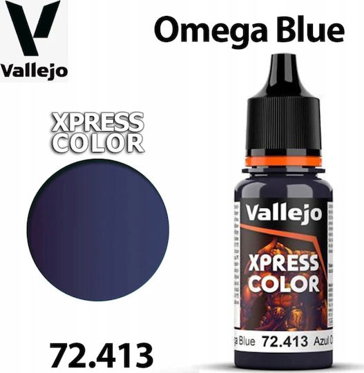 Acrylicos Vallejo Model Making Paints in Blue Color 18ml