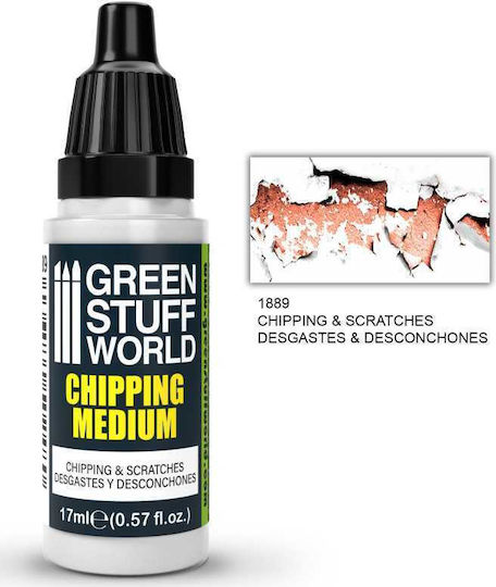 Green Stuff World Chipping Medium Model Making Paint In Transparent Colour 17ml