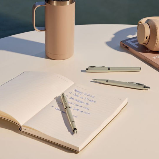 Parker Σετ Στυλό Ballpoint Medium με Πένα Medium Μπεζ (σε Χάρτινη Κασετίνα)