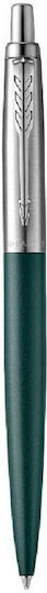 Parker Pen Set Ballpoint Medium made of Steel Green in a case (in a paper cassette)