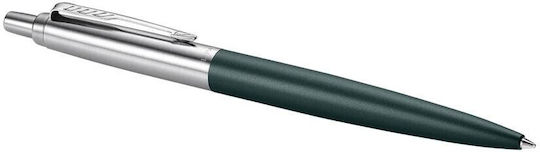 Parker Pen Set Ballpoint Medium made of Steel Green in a case (in a paper cassette)