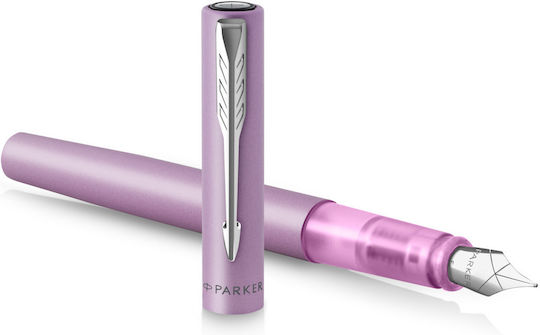 Parker Pen Set Rollerball/Ballpoint Fine Silver (Μiscellaneous Colors) (in a paper cassette)