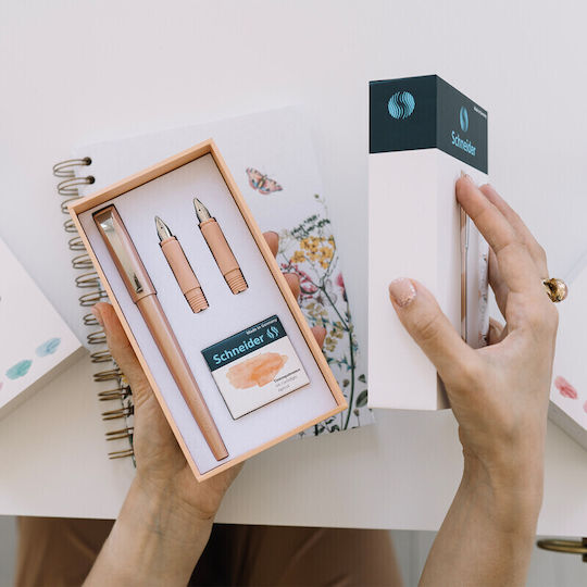 Schneider Stiftset Orange in einem Etui
