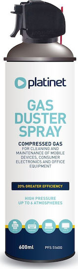 Platinet Compressed Air Spray Compressed Air Spray 600ml 1pcs