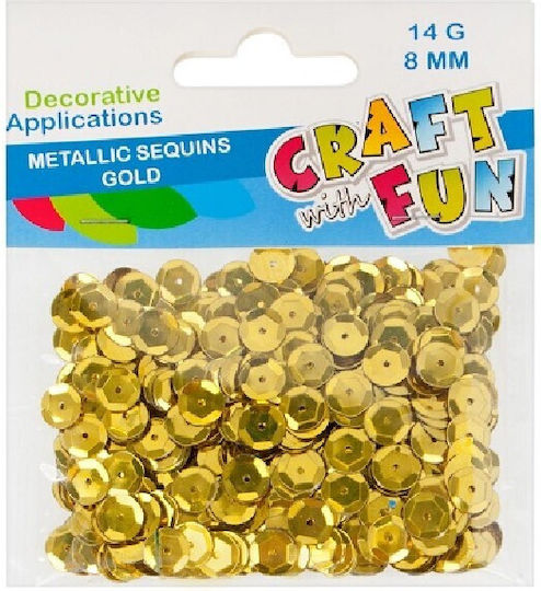 Craft with Fun Глитър Златист 14гр