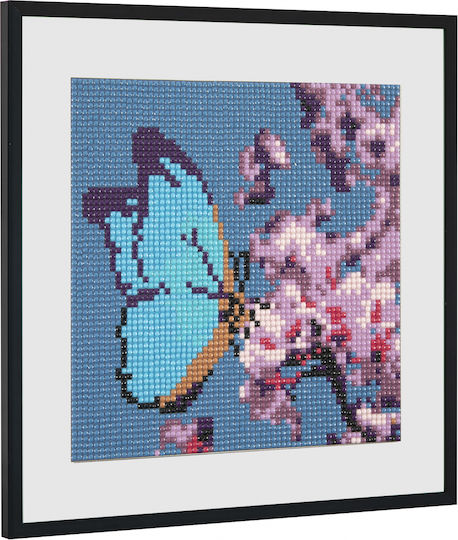 Конструктивен комплект Grafix Рисуване с диаманти Пеперуда 20x20cm