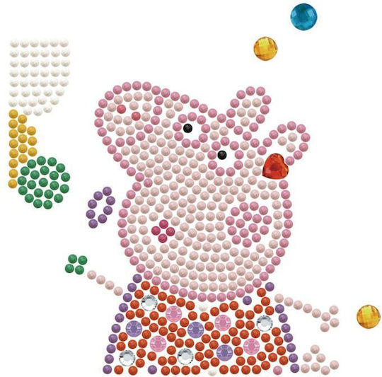 Diamond Dotz Peppa Pig Happy Days Karte Diamond Painting Kit 13x13cm