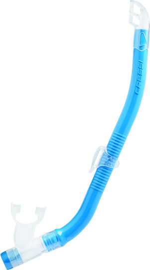 CressiSub Top Blue Snorkel with Silicone Mouthpiece