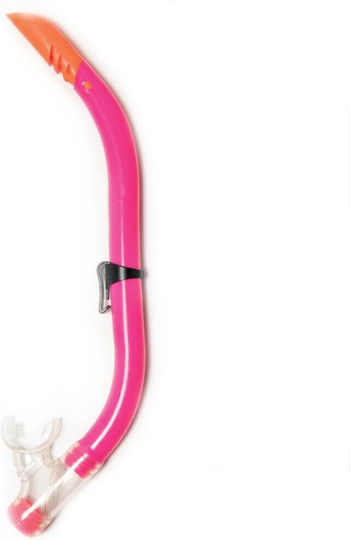 Tech Pro Lino Snorkel Pink with Silicone Mouthpiece