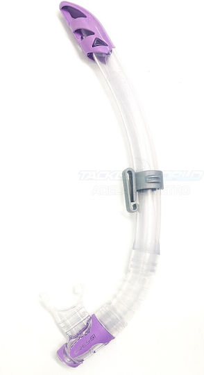 CressiSub Gamma Schnorchel Transparent mit Silikonnase