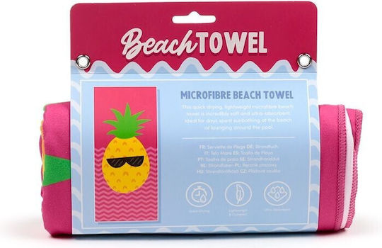 Puckator Pineapple Kinder-Strandtuch Beige 180x85cm