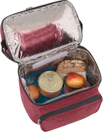 Polo Double Cooler School Insulated Backpack Lunch Bag 9lt Transparent 25 x 19 x 29cm