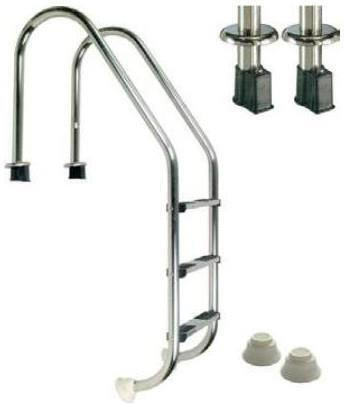 Kripsol Standard Pool Ladder from Stainless Steel 119.6x50cm Silver