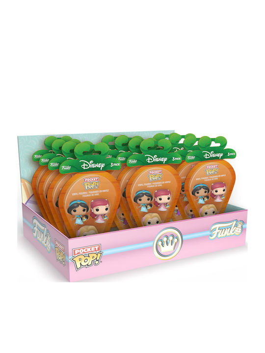 Funko Pocket Pop! Filme: Disney - Princess Rapunzel Ariel Jasmin 3buc