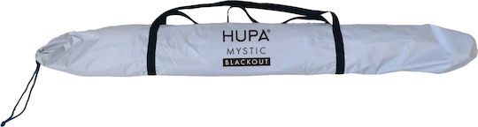 Hupa Mystic BlackOut Umbrelă Plajă Diametru 2m cu Protecție UV și Rezistență la Vânt Gri Deschis