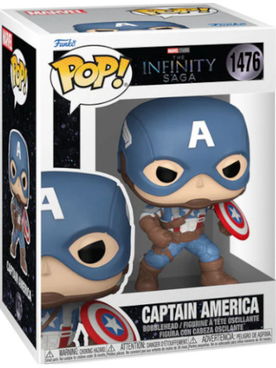 Funko Pop! Marvel: The Infinity Saga - Captain America 1476 Bobble-Head
