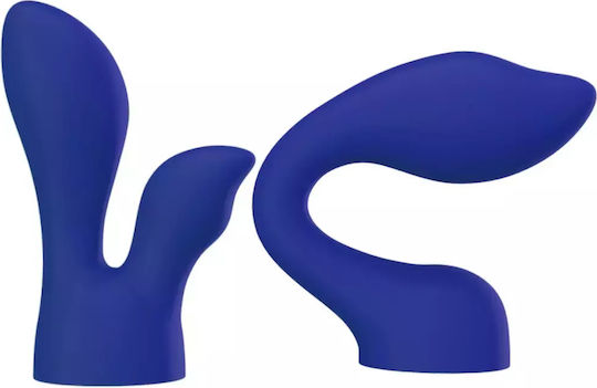 Palm Power Sensuals Massager Heads Blue