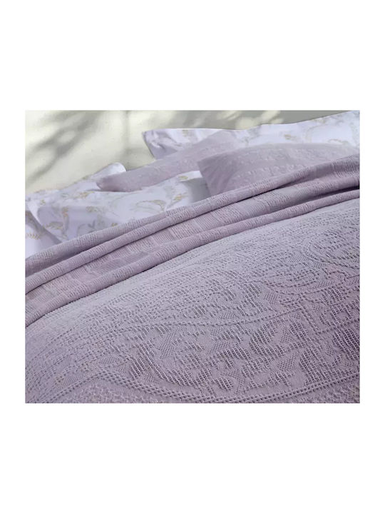 Nef-Nef Homeware Nantia Blanket Double 230x250cm Mauve
